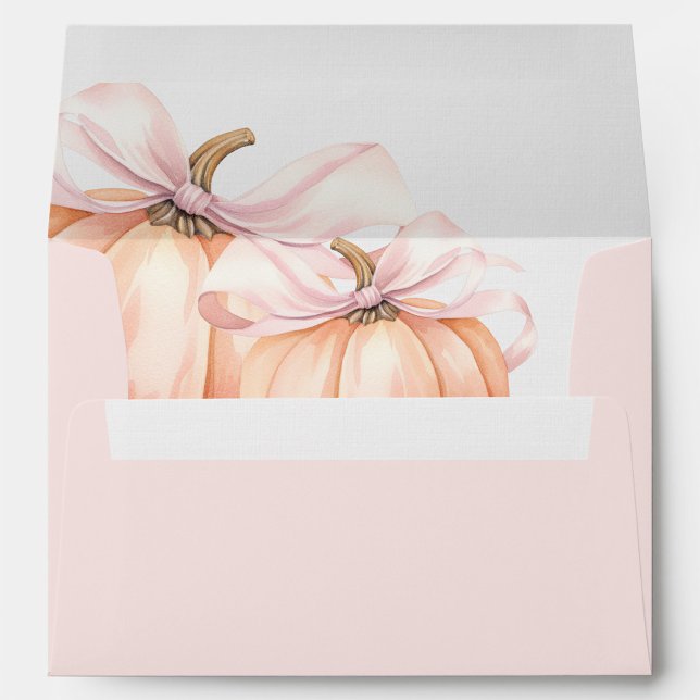 Pink Pumpkin Baby Shower Envelope (Creator Uploaded)