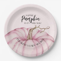 Pink Pumpkin Girl Baby Shower