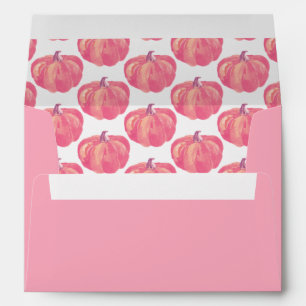 Pink Pumpkin Pattern Envelope