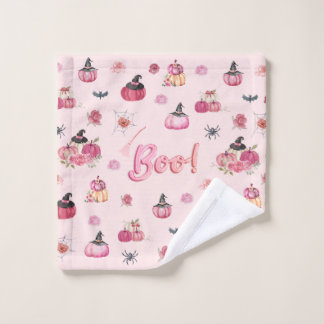 Pink Pumpkin Wash Cloth 
