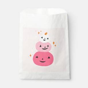 Pink Pumpkins Halloween  Favour Bags