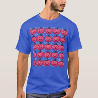 Pink pumpkins pattern T-Shirt