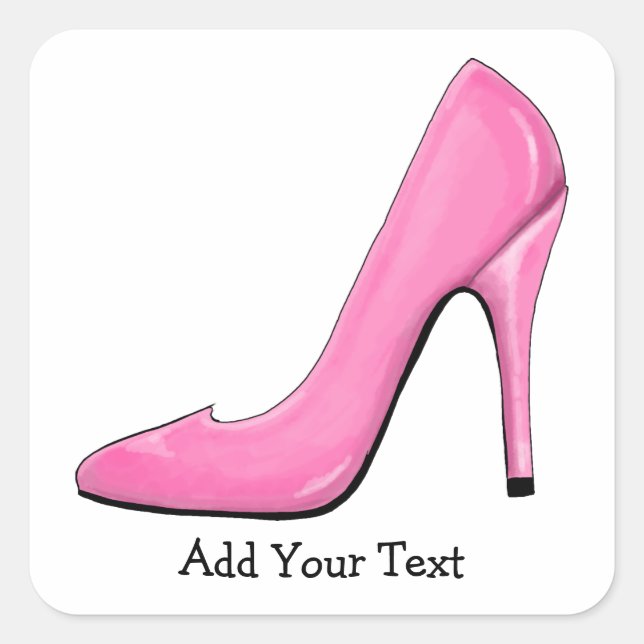 Pink Pumps Sticker (Front)