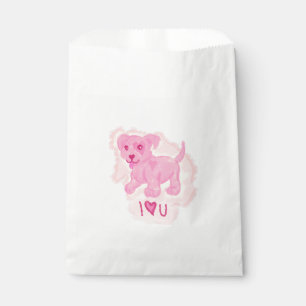 Pink Puppy Favour Bags