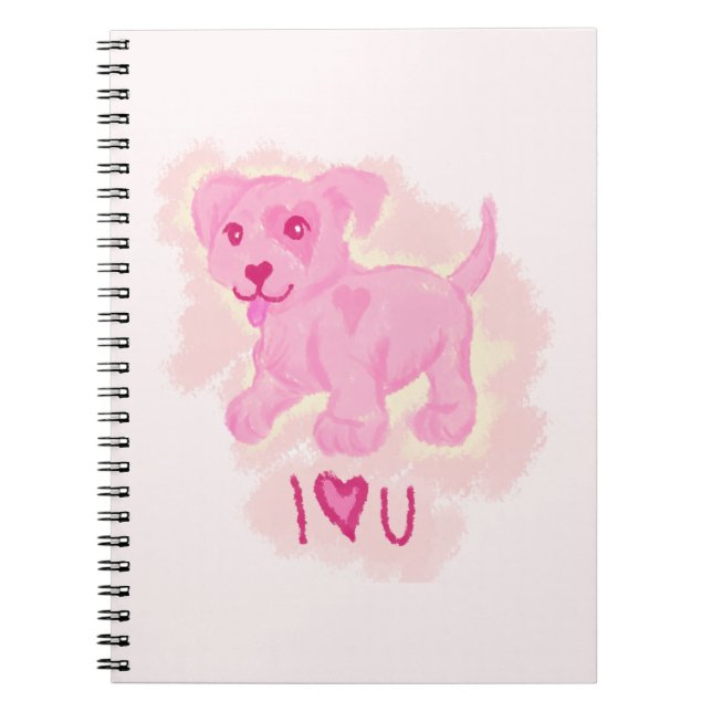 Pink Puppy Notebook (Front)
