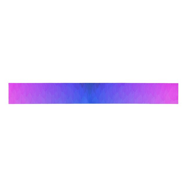 Pink purple and blue ombre flame ribbon grosgrain ribbon (Front)