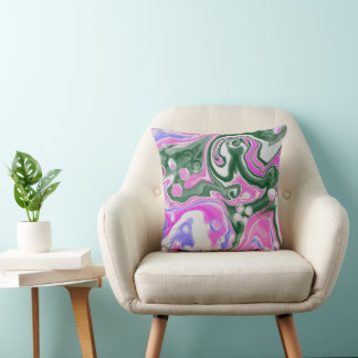 Pink, purple and gray mordern cushion. cushion