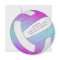 pink purple blue colourful volleyball birthday