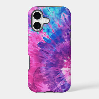 Pink Purple Blue Tie Dye Swirl