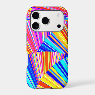 Pink Purple Blue Yellow Graphic Pattern