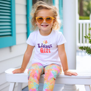 Pink Purple Boho Flower Girl Wedding T-Shirt