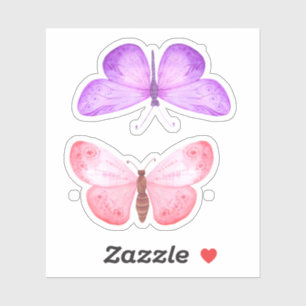 Pink Purple Butterflies