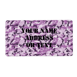 Pink & Purple Camouflage Background