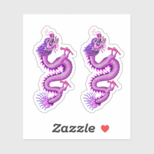 Pink & Purple Chinese Dragon