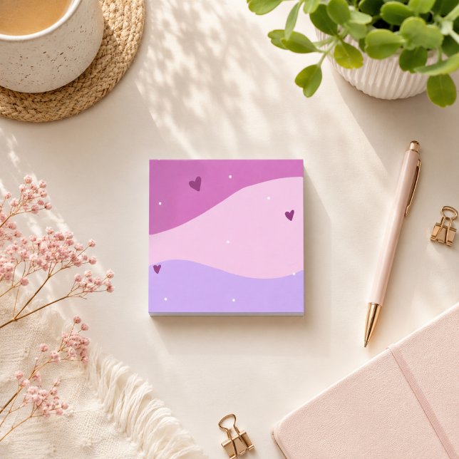 Pink Purple Cute  Post-it Notes (Creator Uploaded)
