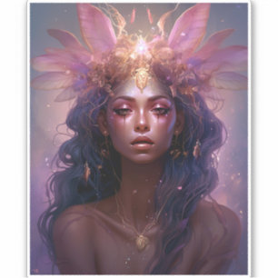 Pink Purple Fairy Queen Fantasy Art