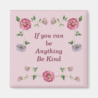 Pink & Purple Floral Vine Magnet