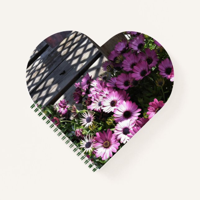 Pink Purple Flowers Notebook (Front)