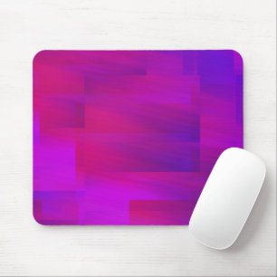 Pink Purple Glitch Art Vaporwave Aesthetic Analogu Mouse Mat