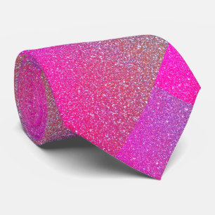 Pink Purple Glitter Patterns Glittery Sparkle Gift Tie