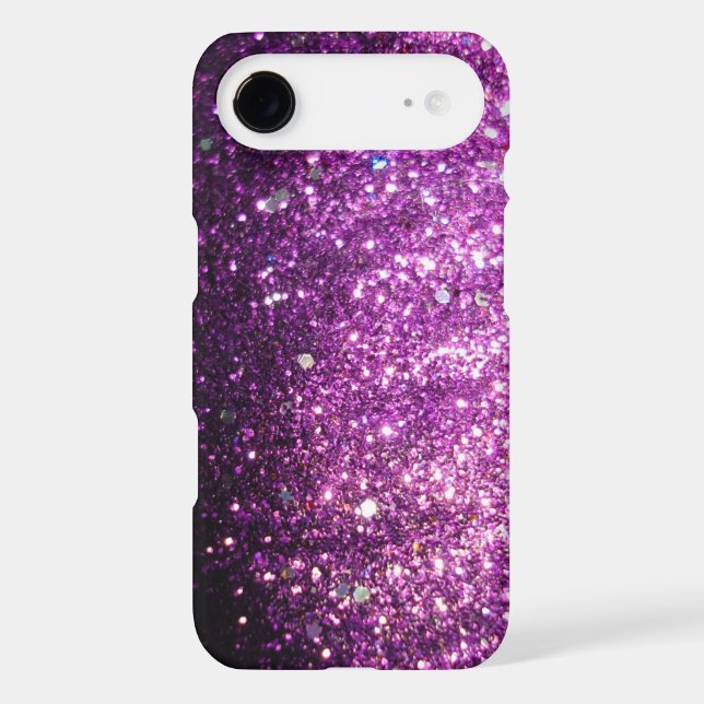 Pink Purple Glitter Sparkle iPhone Case (Back)
