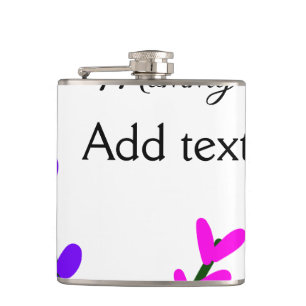 Pink purple lavender mummy mother's day mum gift hip flask