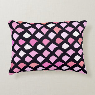 Pink Purple Lavender Red Pattern Decorative Cushion