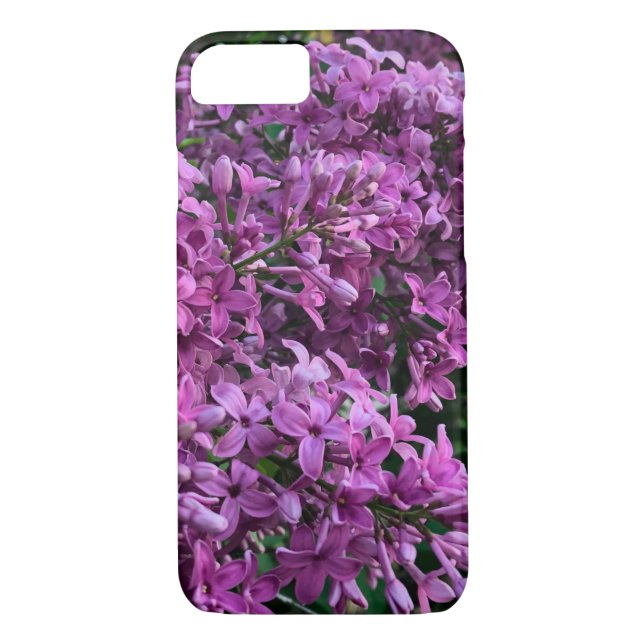 Pink purple lilacs | romantic pink floral photo Case-Mate iPhone case (Back)