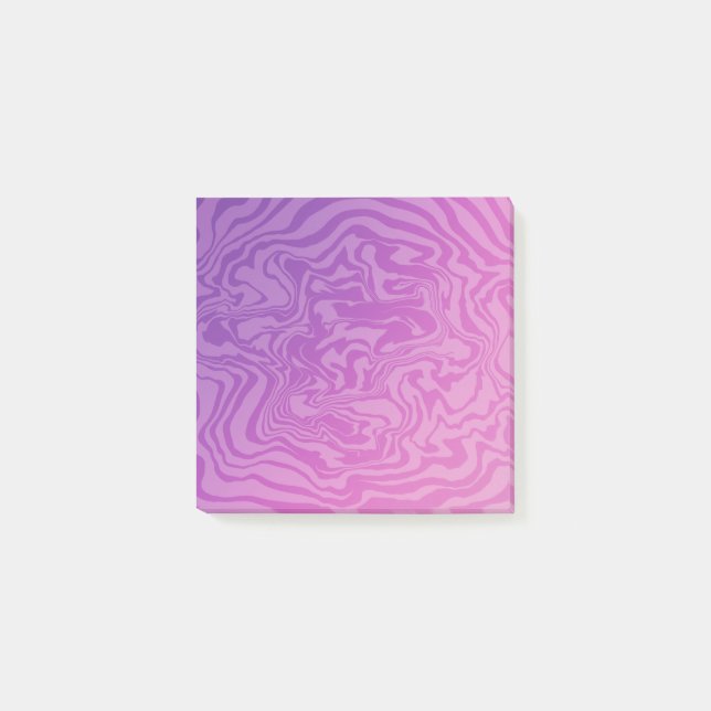 Pink/Purple Liquid Post-it Notes (Front)