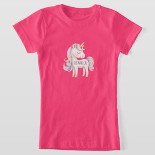 Pink Purple Magical Unicorn T-Shirt