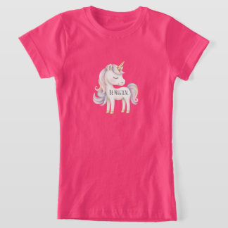 Pink Purple Magical Unicorn T-Shirt