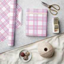 Pink Purple Pastel Plaid Pattern