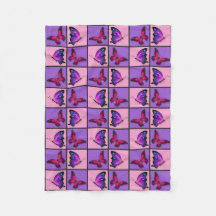 Pink & Purple Patchwork Butterflies