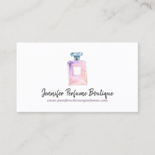 Pink Purple Perfume Essentialoil Aromatheraphy Business Card