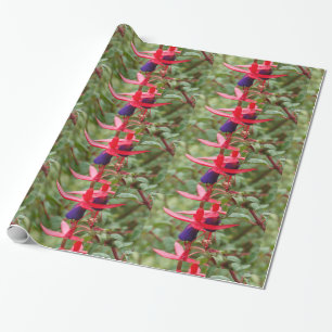 Pink Purple Photo Photo Wrapping Paper