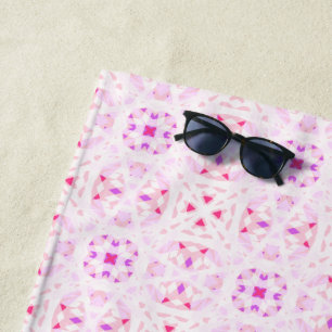 Pink Purple Pretty Pastel Summer Summertime Pool Beach Towel