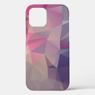 Pink Purple Pyramid Abstract Pattern Art Case-Mate iPhone 12 Case