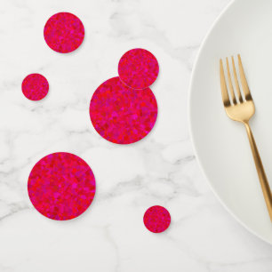 Pink Purple Red Confetti Cubism Abstract Pattern