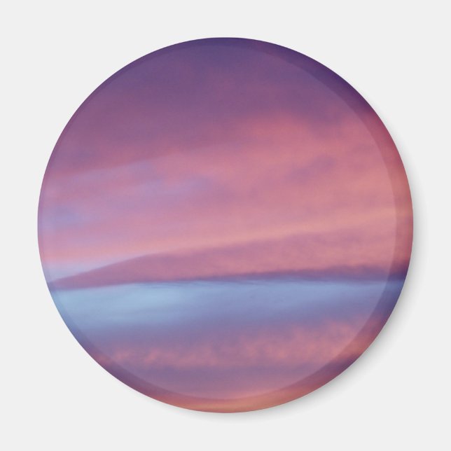 Pink Purple Sky Magnet (Front)