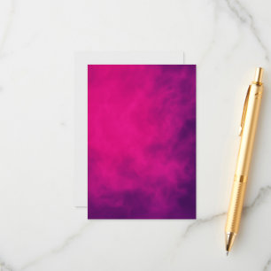 Pink & Purple Smoke Enclosure Card – Customisable