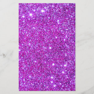 Pink Purple Sparkly Glam Glitter Designer Flyer