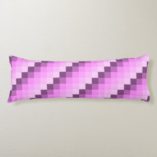 Pink & Purple Squares Body Cushion