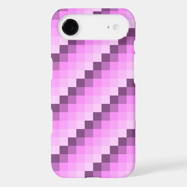 Pink & Purple Squares Case-Mate iPhone Case (Back)