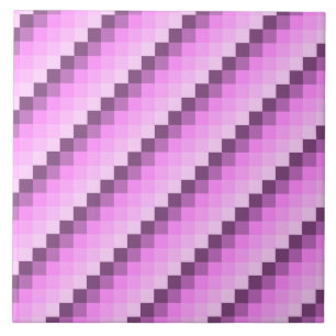Pink & Purple Squares Tile