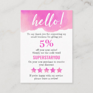 Pink Purple Thank You Logo Social Media Insert