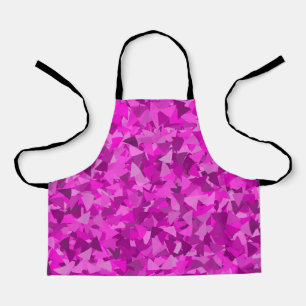 Pink Purple Triangle Pattern Apron
