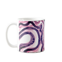 Pink & Purple Watercolor Abstract Versatile Mug