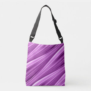 pink purple wavy seamless pattern on tote bag