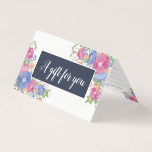 Pink Purple Wildflower Bouquets - Gift Certificate