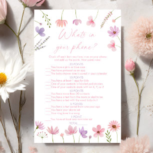 Pink Purple Wildflowers What's In Your Phone Game